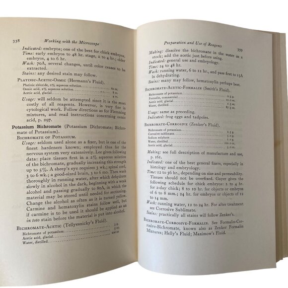 Working With The Microscope By Julian D. Corrington HC McGraw Hill 1941 - Picture 8 of 9